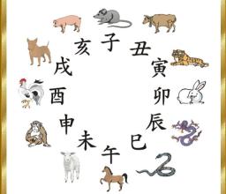 天干地支五行对照表