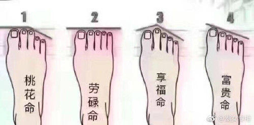脚趾看相
